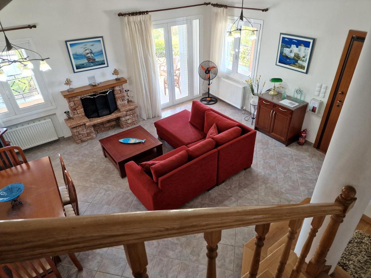 Villa Liana : Luxury Villa With Fantastic Sea View, Near Airport ปอร์โตราฟตี ภายนอก รูปภาพ