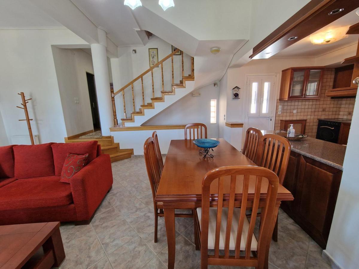 Villa Liana : Luxury Villa With Fantastic Sea View, Near Airport ปอร์โตราฟตี ภายนอก รูปภาพ