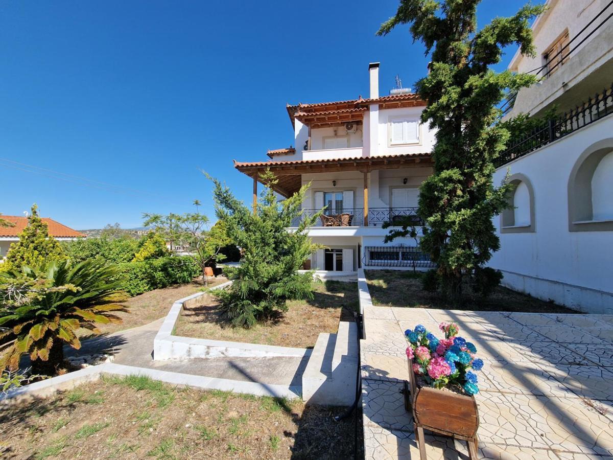 Villa Liana : Luxury Villa With Fantastic Sea View, Near Airport ปอร์โตราฟตี ภายนอก รูปภาพ